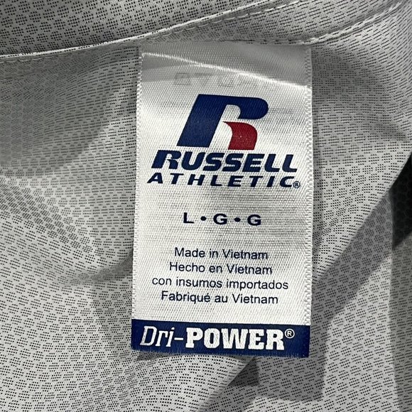 Russell Athletic Gray UCLA College Pullover Quarter Zip Jacket Men Large Y2K - Picture 9 of 16